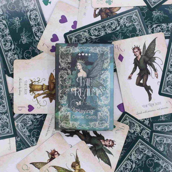Fae Realm Playing and Oracle Cards – Fairy Theme