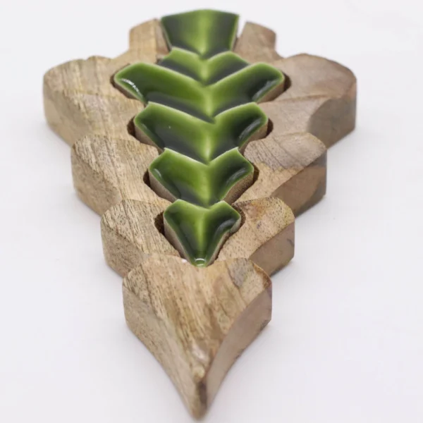 Lost in the Forrest - Small Tree in a Tree Wooden Decoration - 15x10cm