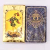 Blue and Gold Foil Tarot Card Set - All Seeing Eye - with booklet