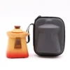 bG9jYWw6Ly9tZWRpYS8xUS8yQy82MFIzMEMxSDc0UjMyQzFRL2JkYmZmMjM4LmpwZWc.webp Temple Teapot Set and Three Cups - Orange Earth