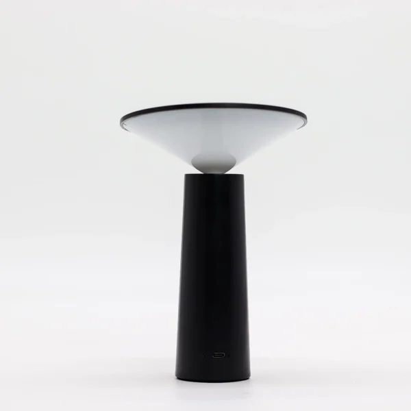 bG9jYWw6Ly9tZWRpYS8xUS9BQy82MFIzMEMxSjYwV0tBQzFRLzExZTg5NmE1LmpwZWc.webp Touch Lamp - Black Mushroom- adjustable - pattern light USB (C) - Rechargable (2000 Watt)
