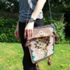 Beige Kilim Messenger Festival Bag