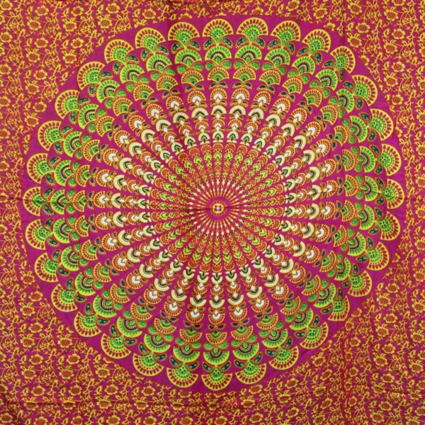 Ruby Lime Mandala Sarong