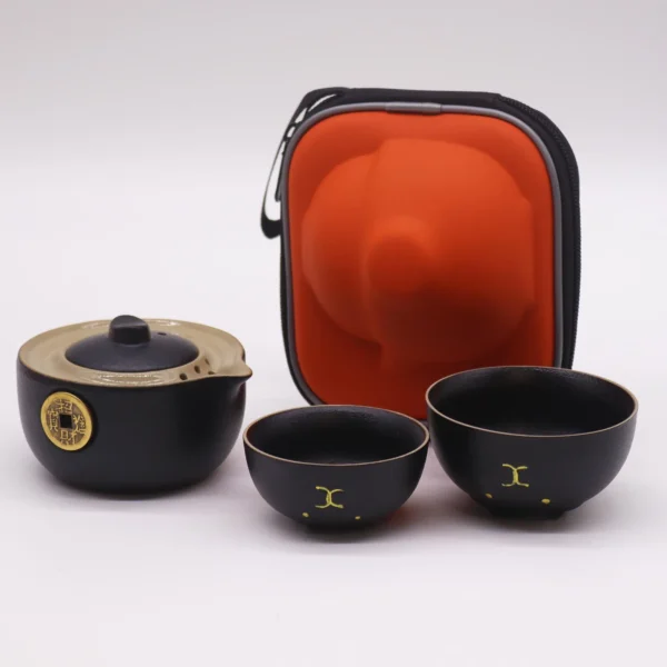 bG9jYWw6Ly9tZWRpYS8xUS9HRS82MFIzMEMxRzZXUzNHRTFRLzUwMTY2MjA5LmpwZWc.webp Money Cat Teapot Set - Two Cups - Travel Pack - Black