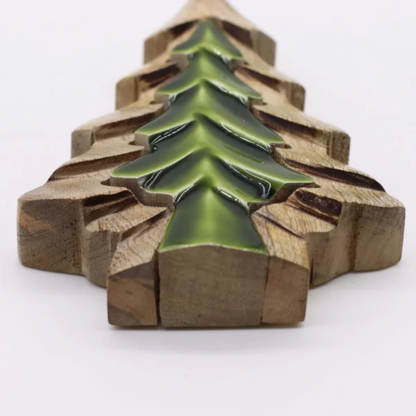 Lost in the Forrest - Small Tree in a Tree Wooden Decoration - 15x10cm