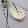 Hand Incense Burner - Lotus (white)