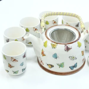 Colourful Home decor trends - Butterfly tea set