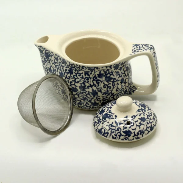 bG9jYWw6Ly9tZWRpYS9IRy9DRC82MFIzMEMxRzZXUktDREhHLzhmN2I4YTZkLmpwZWc.webp Small Herbal Teapot - Blue Pattern