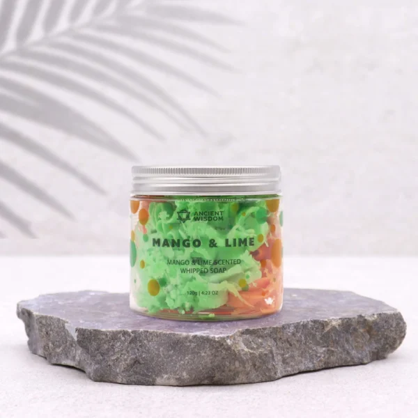 Mango and Lime Whipped Soap 120g