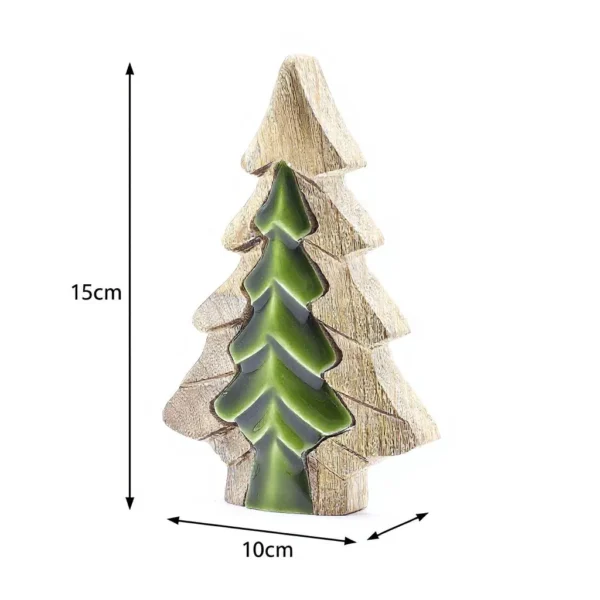 Lost in the Forrest - Small Tree in a Tree Wooden Decoration - 15x10cm