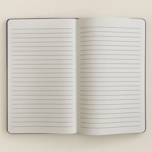 Lavender Velvet Notebook - 80 pages - Believe Yourself
