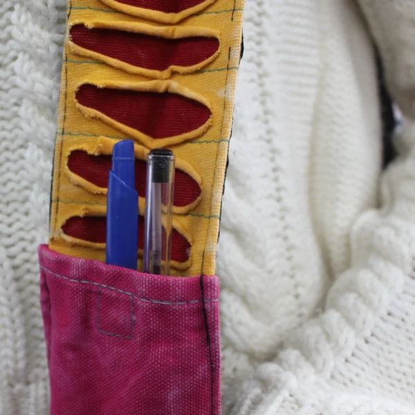 Ethnic Sling Bag - Purple - Spiral