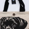 bG9jYWw6Ly9tZWRpYS9ISi9FRC82MFIzMEMxSDc0VzNFREhKLzU3NjhhMjNmLmpwZWc.webp Iconic Classic Tote Bag - It's a Dogs Life - White 10oz