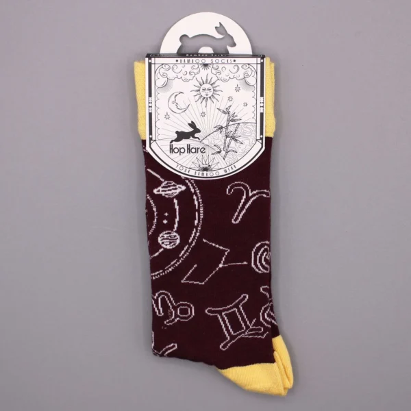 bG9jYWw6Ly9tZWRpYS9ISi9KRC82MFIzMEMxRzZSVjNKREhKLzk1MmQzZjIzLmpwZWc.webp Hop Hare Bamboo Socks M/L - Zodiac