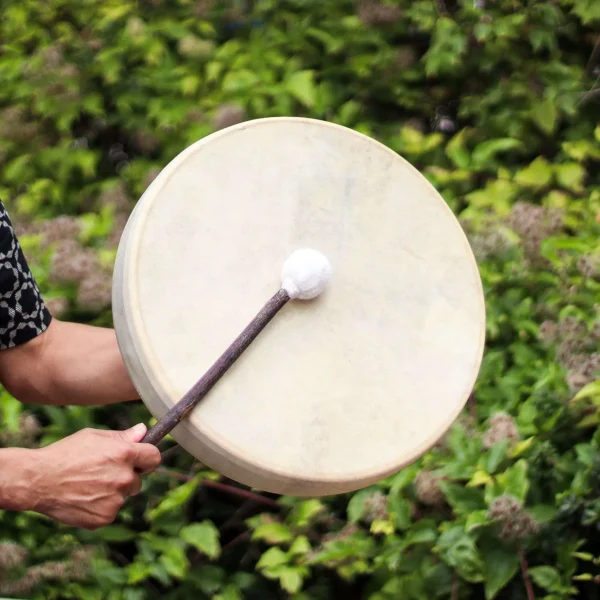 Spirit of the Bear - Shaman Drum and Stick- Tunable - 40cm