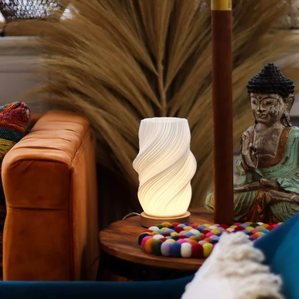 New Wave Lamp - USB - 3 settings - Cloud Twisted