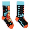 Hop Hare Bamboo Socks S/M - Blue Buddha and Lotus 
