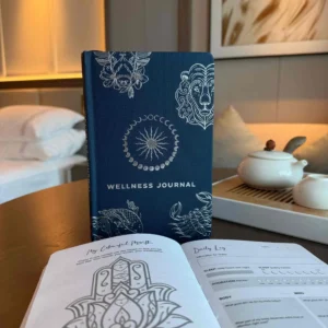bG9jYWw6Ly9tZWRpYS9ISy9BQy82MFIzMEMxSjYwV0tBQ0hLLzA0MjZmNDA0LmpwZWc.webp Midnight Blue Wellness Journal - 120 pages - Silver Zodiac