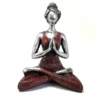 bG9jYWw6Ly9tZWRpYS9ITS82RC82MFIzMEMxRzZNV0s2REhNLzYzYWY4OWE2LmpwZWc.webp Yoga Lady Figure Silver and Bordeaux 24cm