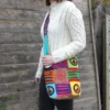 Ethnic Sling Bag - Sand - Peace