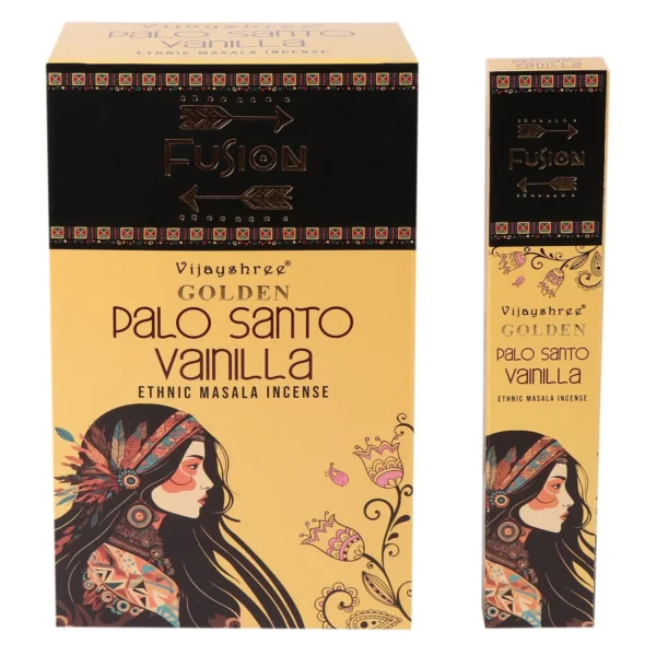 15g Golden Palo Santo and Vanilla - Incense Sticks