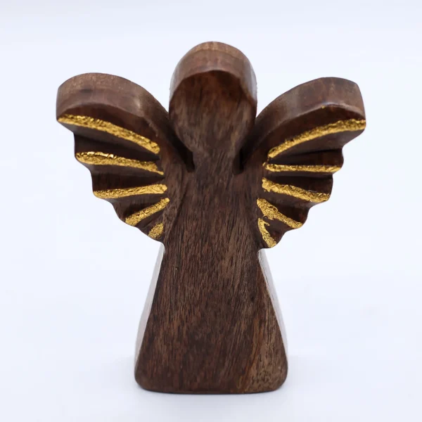bG9jYWw6Ly9tZWRpYS9ITS9FRC82MFIzMEMxSjY0UjNFREhNL2Y5YWRhZDkxLmpwZw.webp Medium Mango Wood Angel - Gold Decor