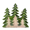 Lost in the Forrest - Three Trees 3D Wooden Christmas Decoration - 20x23cm