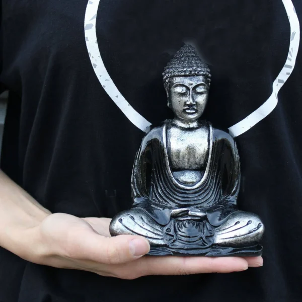 Black and Grey Buddha - Medium