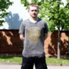 bG9jYWw6Ly9tZWRpYS9ITi9FQy82MFIzMEMxSDc0VEtFQ0hOLzM2MmZiZTRhLmpwZWc.webp Large Stone Washed T-Shirt - Mandala - Dark Grey