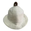 Felted Sauna Bowl Hat Natural