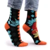 Hop Hare Bamboo Socks S/M - Blue Buddha and Lotus 