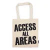 Iconic Basic Tote Bag - ACCESS ALL AREA - Natural 4oz