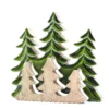 Lost in the Forrest - Three Trees 3D Wooden Christmas Decoration - 20x23cm