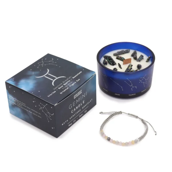 bG9jYWw6Ly9tZWRpYS9IUS8yRC82MFIzMEMxRzZXVEsyREhRLzcxNTMxNTBiLmpwZWc.webp Zodiac Crystal Candle with Gemstone Bracelet - Gemini