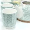 Herbal Teapot Set - Green Mosaic