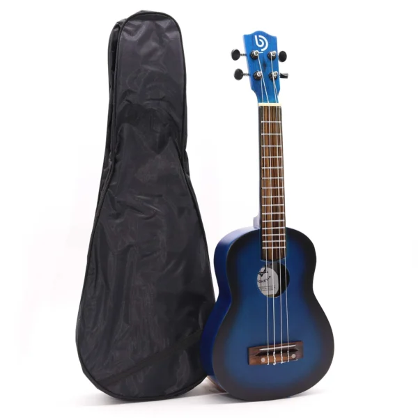 bG9jYWw6Ly9tZWRpYS9IUi80Qy82MFIzMEMxRzZXVEs0Q0hSL2M3ODljYzhkLmpwZWc.webp Artisan Made Ukulele - Blue Sunburst Finish (4 String)