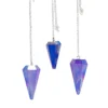 bG9jYWw6Ly9tZWRpYS9IUi9FQy82MFIzMEMxSjY0U0tFQ0hSL2U4MTMzY2VlLmpwZw.webp Six Sided Pendulum - Aurora Crystal Blue - 4cm