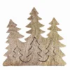 Lost in the Forrest - Three Trees 3D Wooden Christmas Decoration - 20x23cm