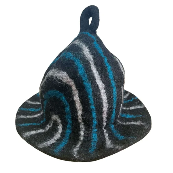 Felted Sauna Bowl Hat Black Felted Sauna Bowl Hat Black