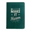 bG9jYWw6Ly9tZWRpYS9IUy84Qy82MFIzMEMxSjY0U0s4Q0hTL2EzZjE2ZjZlLmpwZw.webp Dark Green Velvet Notebook - 80 pages - Make It Happen