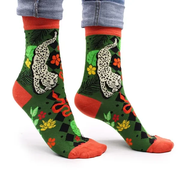 Jungle socks How to create a festival gift kit. Stocking Filler Bamboo Socks Jungle very funky and comfortable from Funkystride Unique Gifts