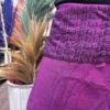 Yoga and Festival Pants - Thai Fisherman Mandala Mantra on Purple