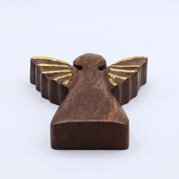 bG9jYWw6Ly9tZWRpYS9IUy9FRC82MFIzMEMxSjY0UjNFREhTLzMxODBkMDQwLmpwZw.webp Medium Mango Wood Angel - Gold Decor