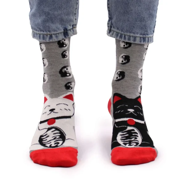 bG9jYWw6Ly9tZWRpYS9IUy9KQy82MFIzMEMxRzZSVjNKQ0hTL2VmY2IyYjM0LmpwZWc.webp Hop Hare Bamboo Socks S/M - Lucky Cats