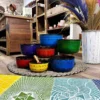 Large Chakra Set of Seven Singing Bowls (19.5-35cm)