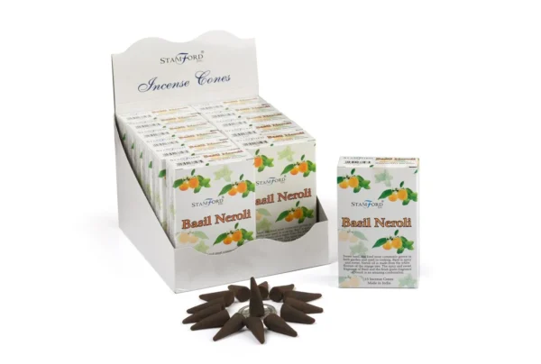 bG9jYWw6Ly9tZWRpYS9TSC82RC82MFIzMEMxRzZNUks2RFNIL2M1NTA1MjViLmpwZWc.webp Basil and Neroli Incense Cones