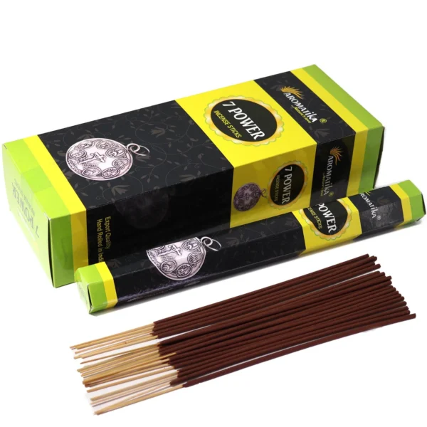 bG9jYWw6Ly9tZWRpYS9TSC84RC82MFIzMEMxSDc0Vks4RFNILzA2YmZhNjBiLmpwZWc.webp Aromatika Charcoal Free Hex Incense Sticks - 7 Powers