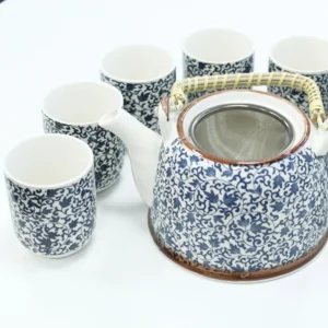 bG9jYWw6Ly9tZWRpYS9TSC9HQy82MFIzMEMxRzZNVDNHQ1NILzAwZGIyMWZkLmpwZWc.webp Herbal Teapot Set - Blue Pattern
