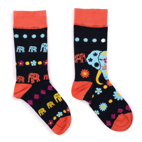 bG9jYWw6Ly9tZWRpYS9TSi9KQy82MFIzMEMxRzZSVjNKQ1NKL2NkYTNmOWNlLmpwZWc.webp Hop Hare Bamboo Socks S/M - Cosmic Elephant