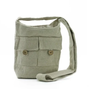 Natural Tones Two Pocket Bag - Natural - Medium